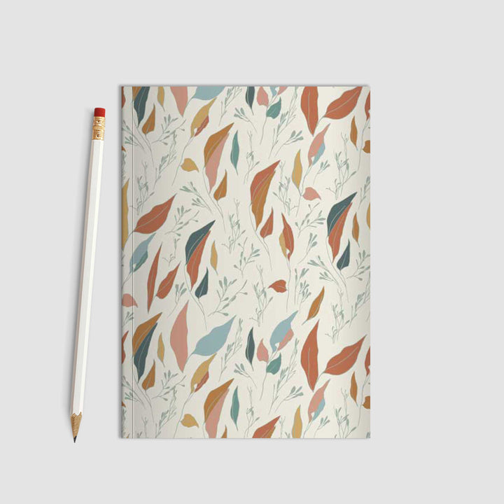 Serenity Flow Terracotta Leaves Journal