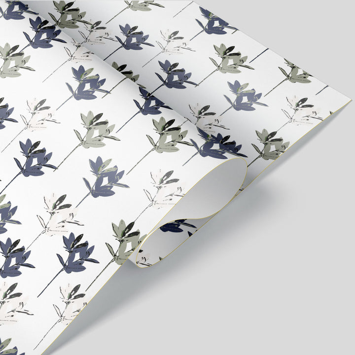 Blue Magnolia Wrapping Paper - Clearance Item
