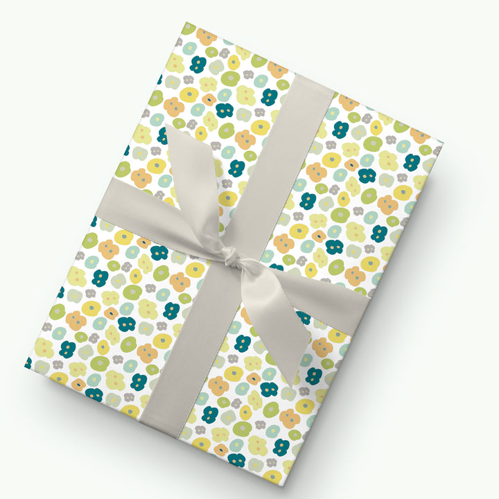 Paradise Petals  Floral Wrapping Paper