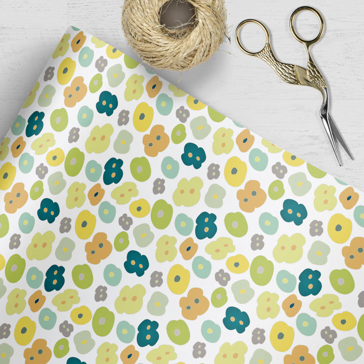 Paradise Petals  Floral Wrapping Paper
