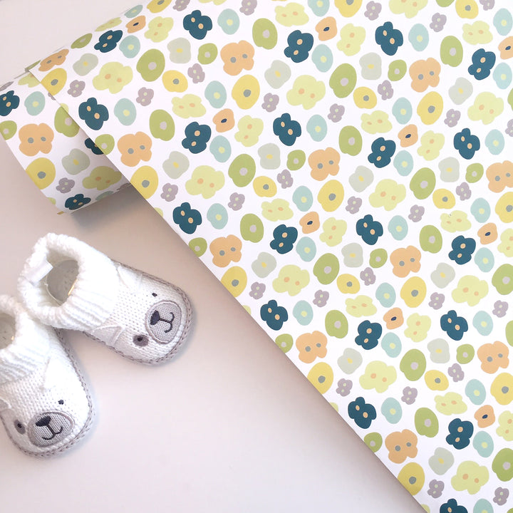 Paradise Petals  Floral Wrapping Paper