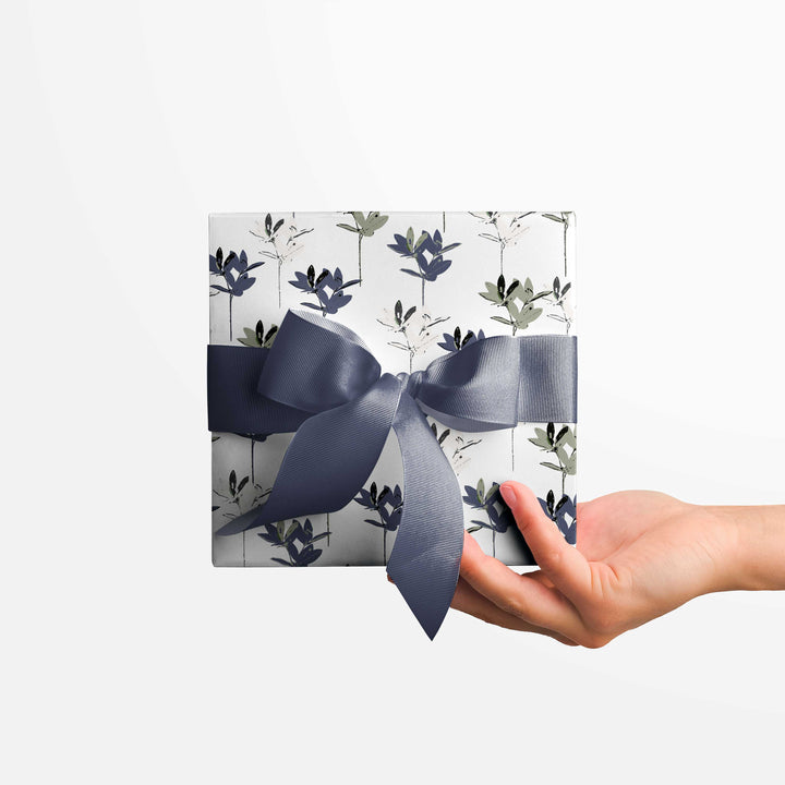 Blue Magnolia Wrapping Paper - Clearance Item