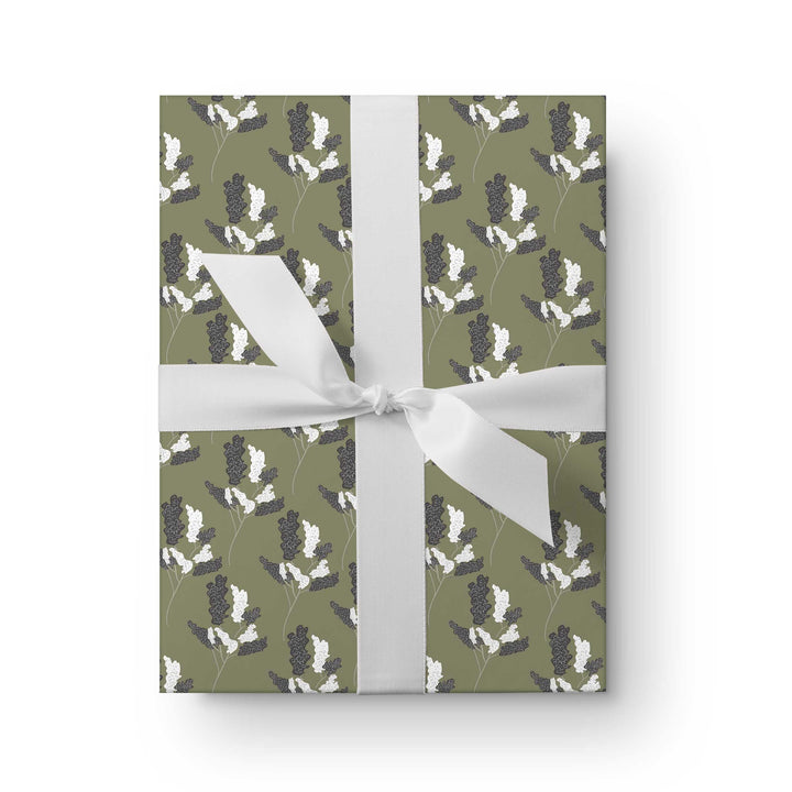 Wicker Park 1 Olive Green Wrapping Paper - Clearance Item