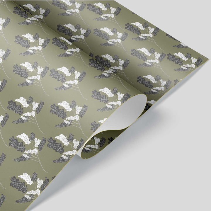 Wicker Park 1 Olive Green Wrapping Paper - Clearance Item