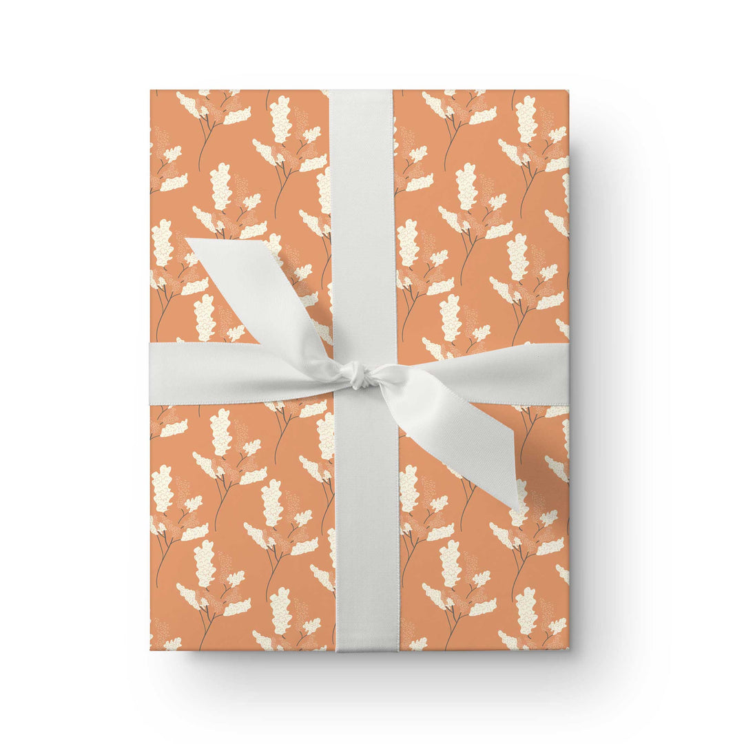 Wicker Park 4 Orange Wrapping Paper - Clearance Item