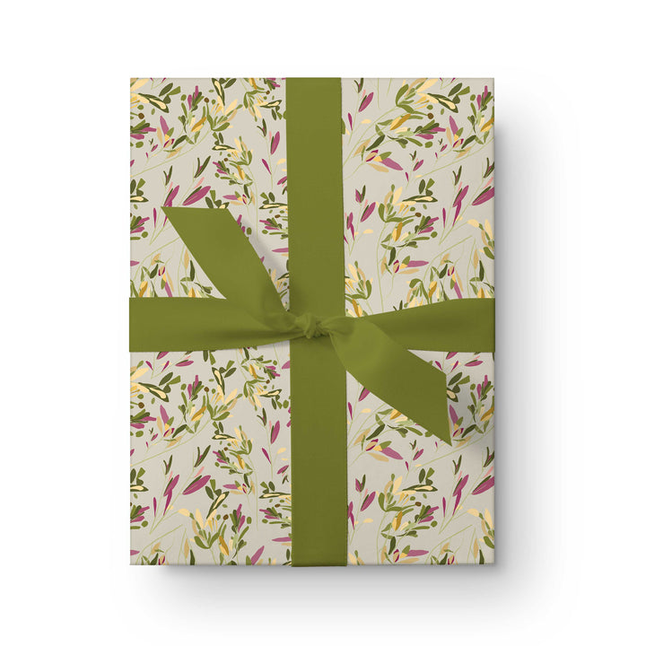 Eucalyptus Drift Goldenrod Wrapping Paper