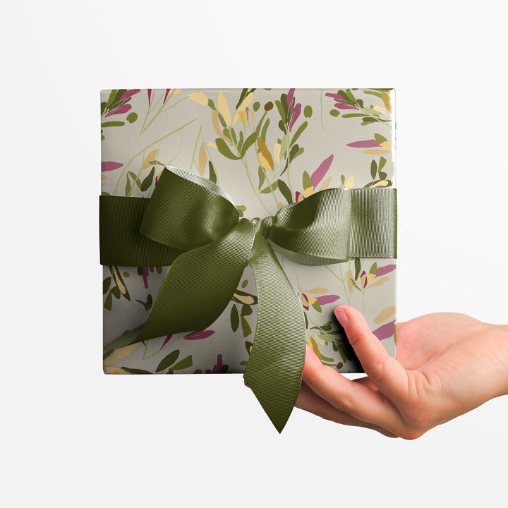 Eucalyptus Drift Goldenrod Wrapping Paper