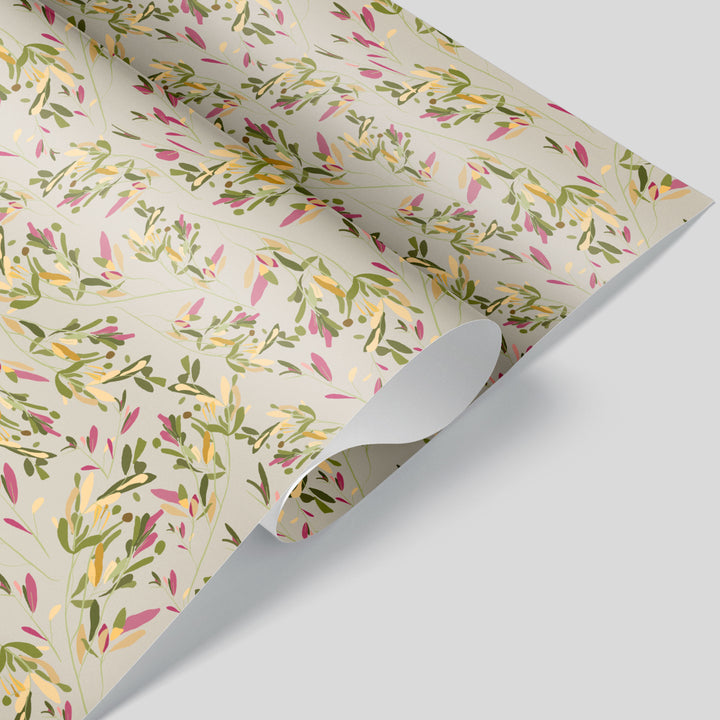 Eucalyptus Drift Goldenrod Wrapping Paper