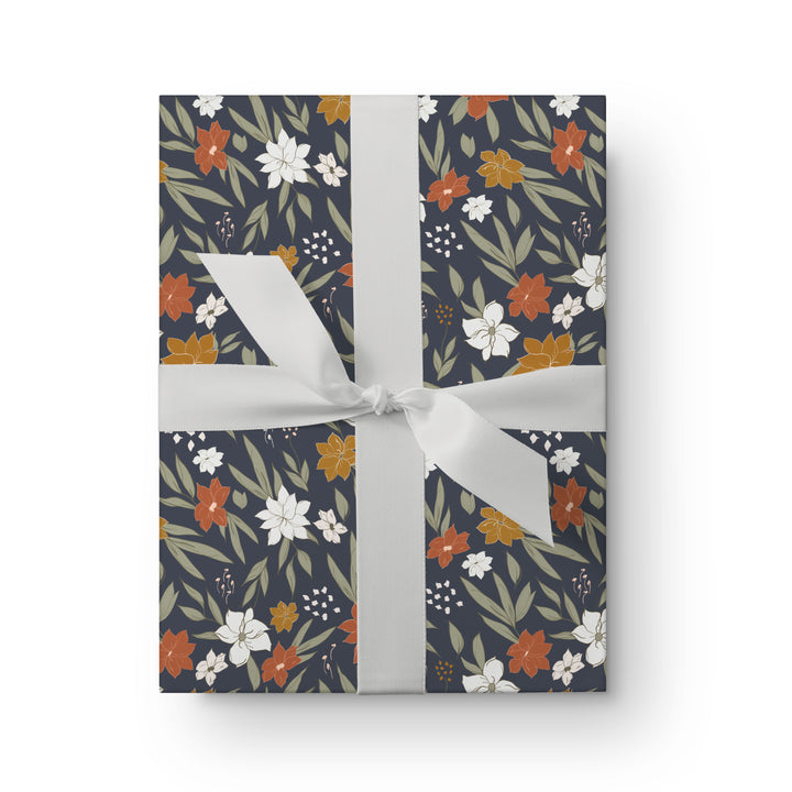 Wandering Bloom Floral Wrapping Paper