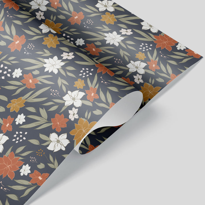 Wandering Bloom Floral Wrapping Paper