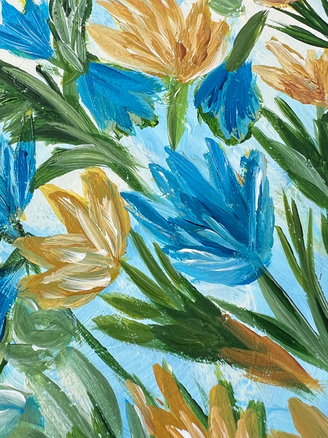 Summer Meadow Dance 6x8 On Paper