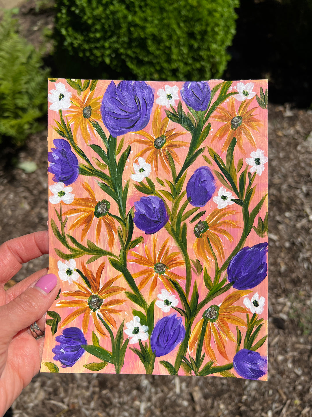 Meadow Serenade 6x8 On Paper