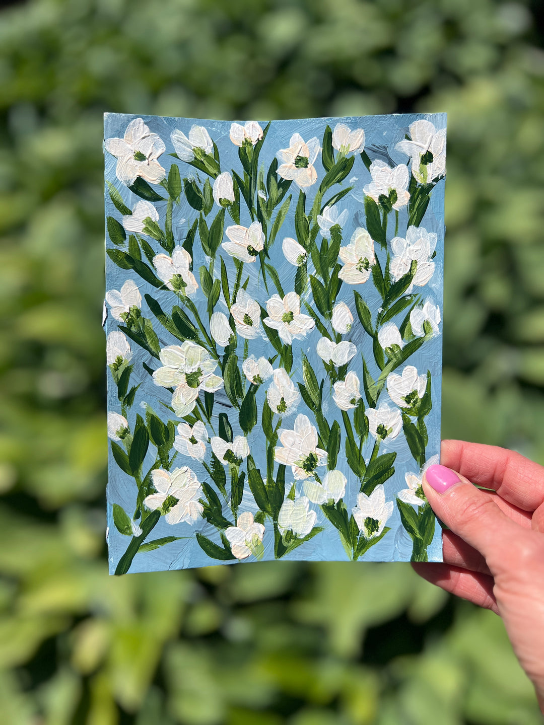 Cotton Meadow Floral 6x8 On Paper