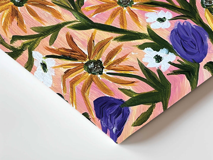 Meadow Serenade - Floral Wall Art Print and Canvas