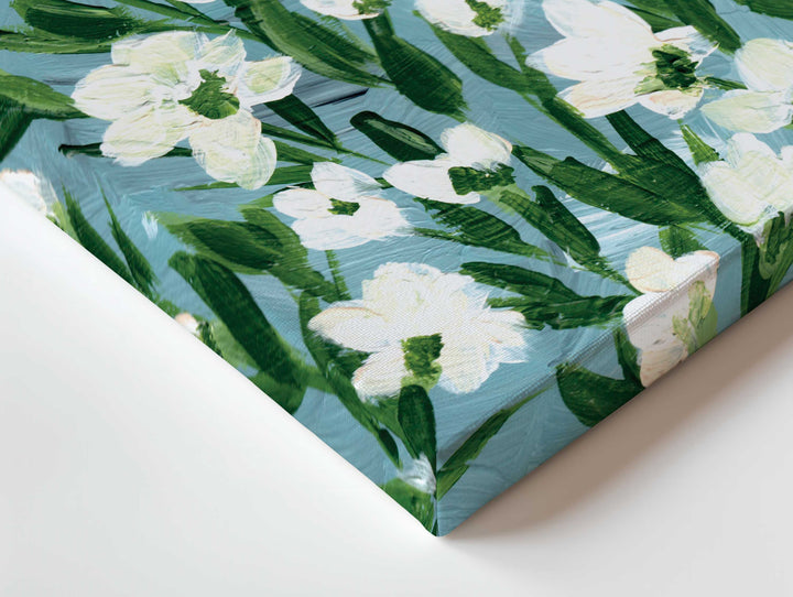 Cotton Meadow Floral - Wall Art Print and Canvas