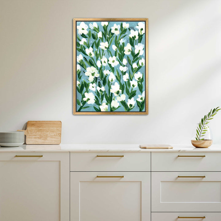 Cotton Meadow Floral - Wall Art Print and Canvas