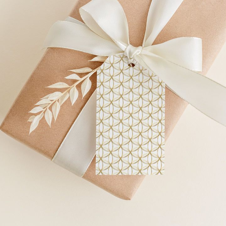 Golden Rings Gift Tags