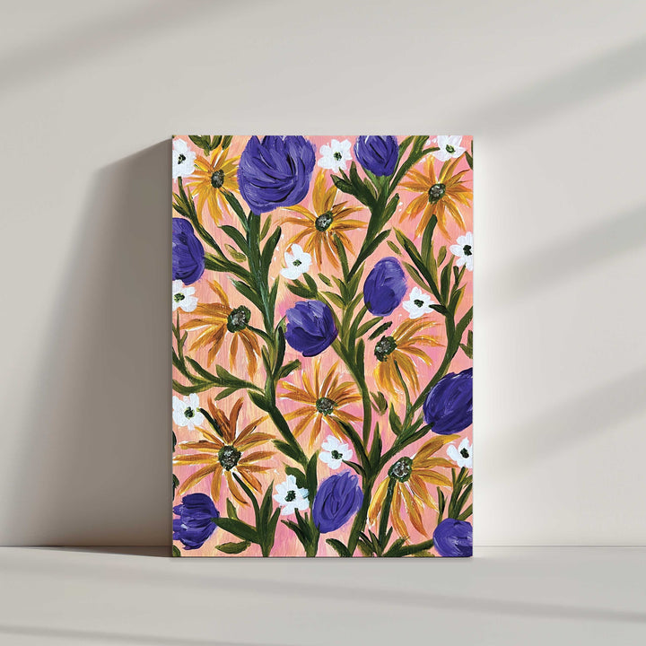 Meadow Serenade - Floral Wall Art Print and Canvas