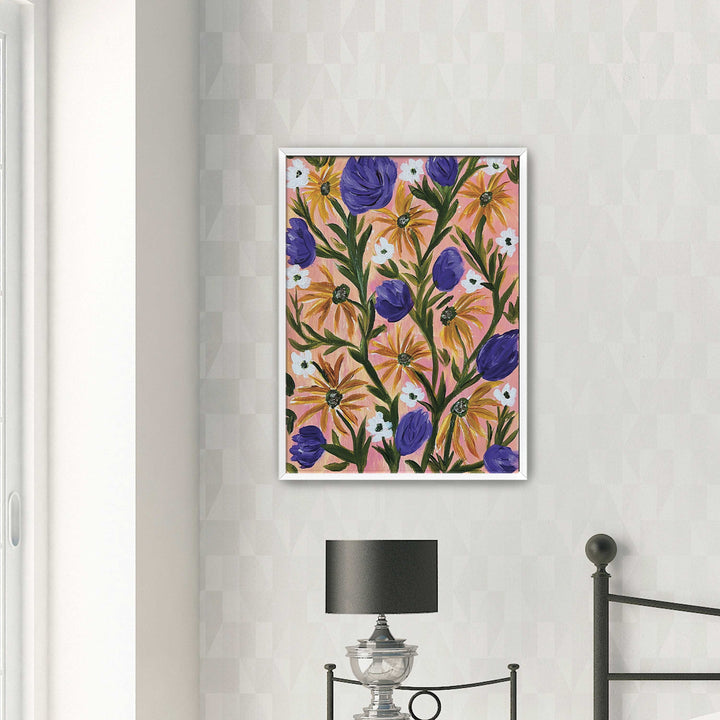 Meadow Serenade - Floral Wall Art Print and Canvas