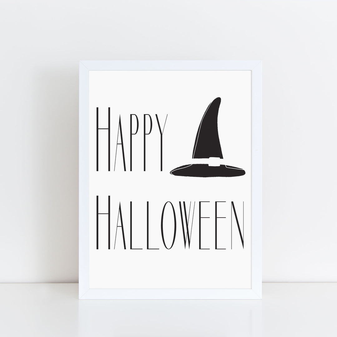 Happy Halloween Printable Wall Art - Instant Download