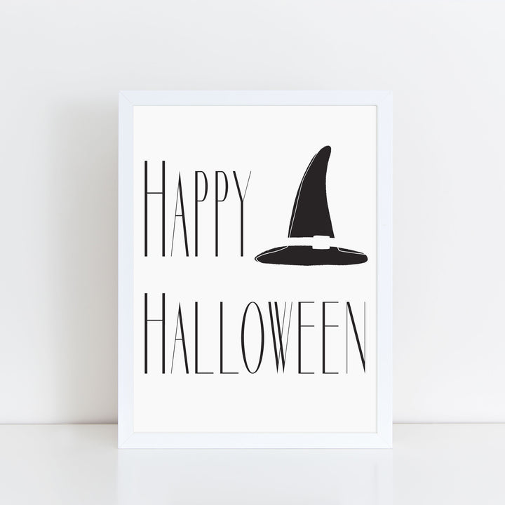 Happy Halloween Printable Wall Art - Instant Download