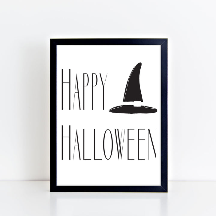 Happy Halloween Printable Wall Art - Instant Download