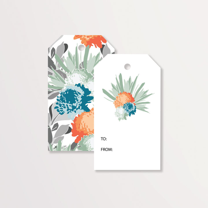 Davina Floral Wrapping Paper & Gift Tags Bundle