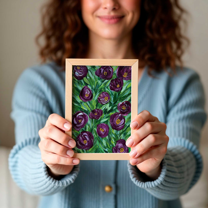 Velvet Garden Floral 5x7 Mini Print