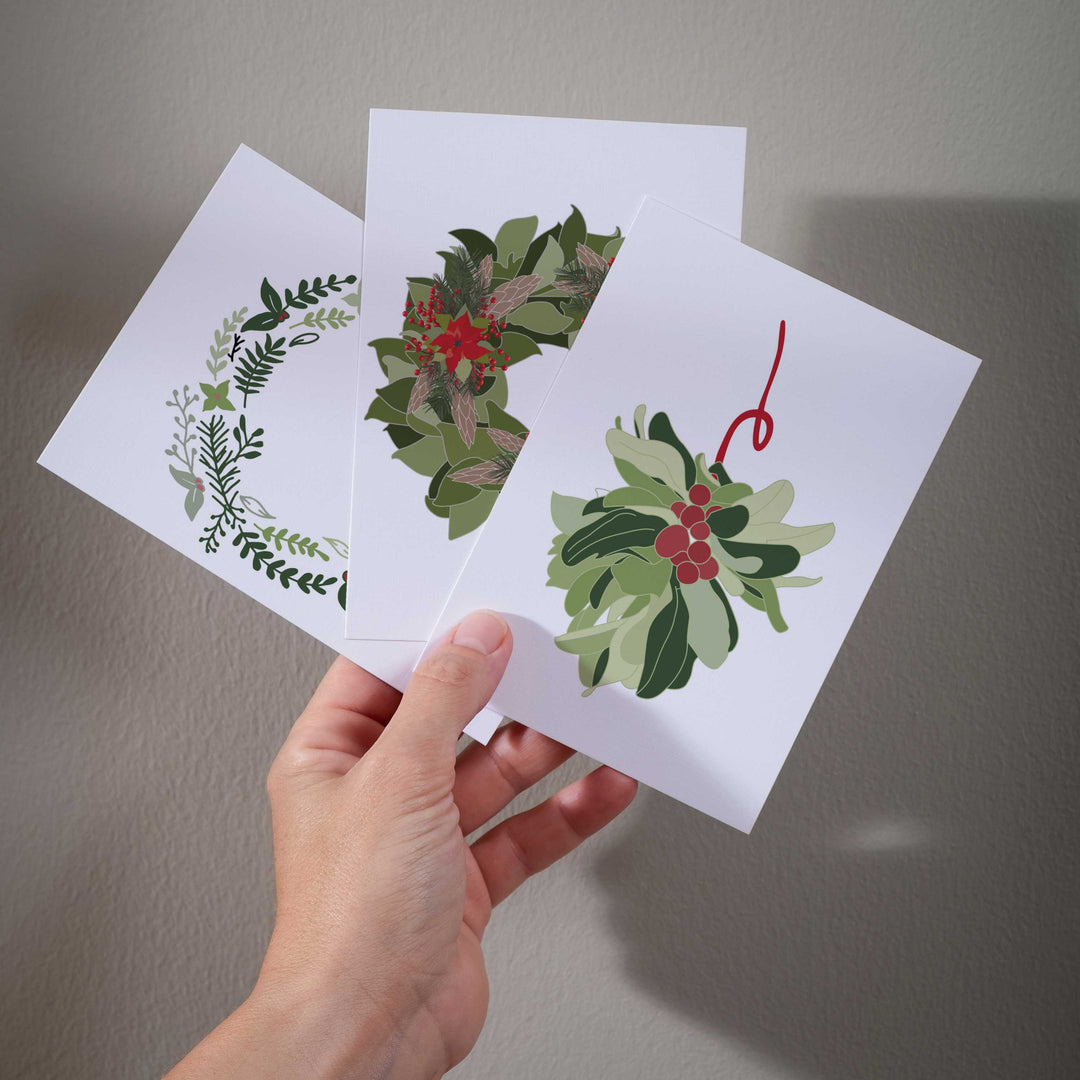 Holiday Greens Mini Print Set
