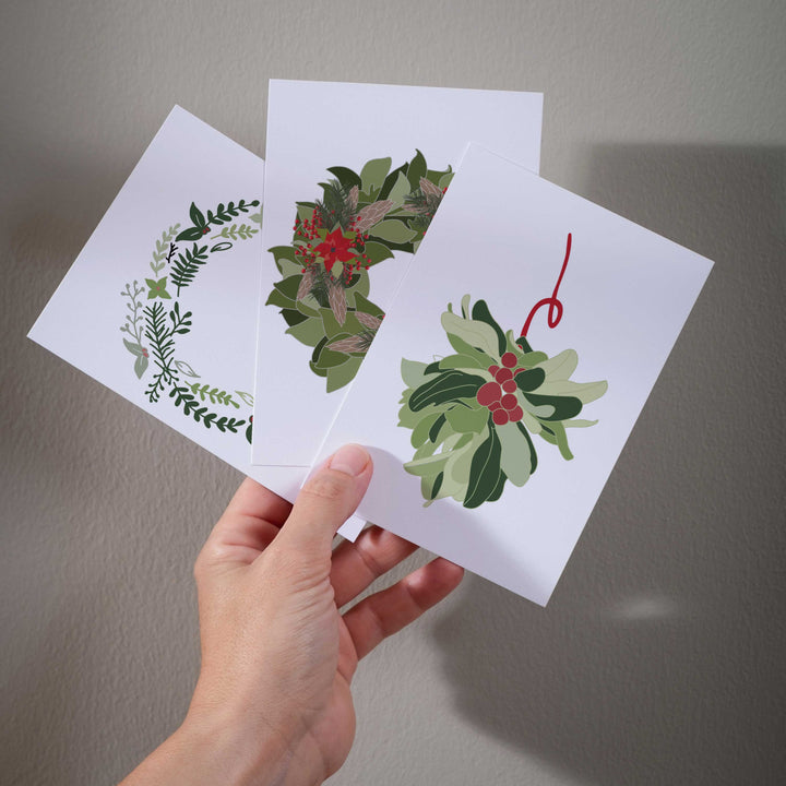 Holiday Greens Mini Print Set