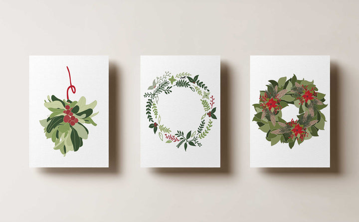 Holiday Greens Mini Print Set