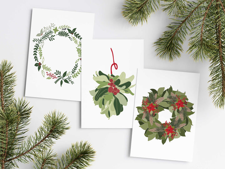 Holiday Greens Mini Print Set