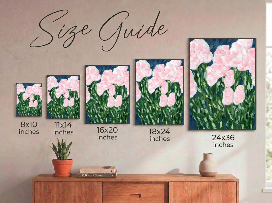 Midnight Pink Phlox  - Wall Art Print & Canvas