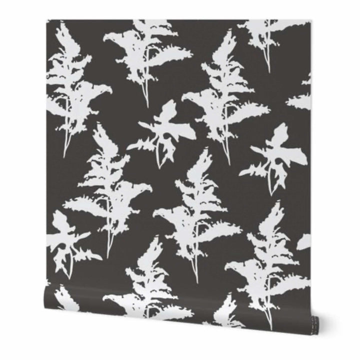 Black and White Peel and Stick Removable Wallpaper - Madame Cola Design 01D
